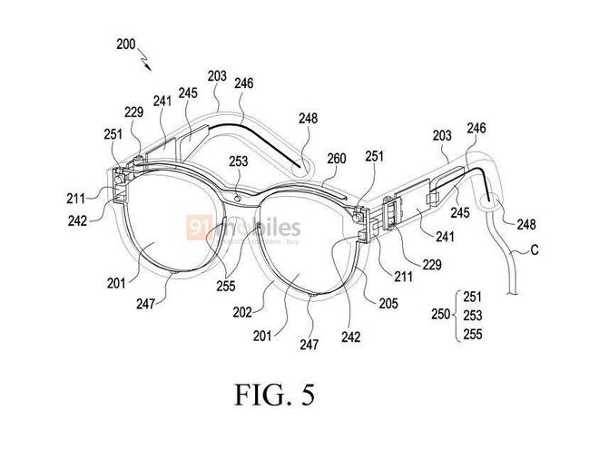 三星專利探索 AR 智能眼鏡，新設(shè)計(jì)降低揚(yáng)聲器電磁干擾