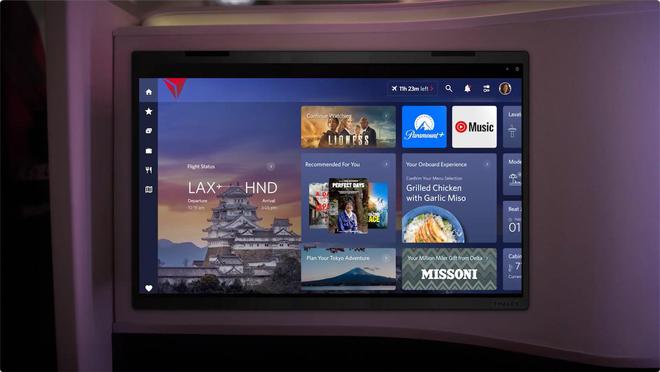 達美航空預告下代飛機座椅靠背娛樂系統(tǒng)：配 4K HDR QLED 顯示屏